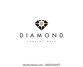 luxury diamond jewelry logo design