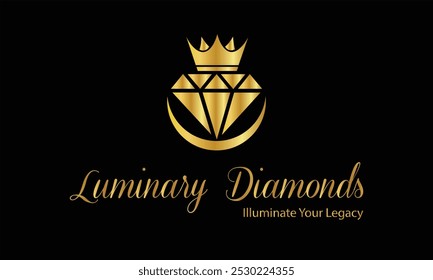  Luxus Diamond Logo und Design