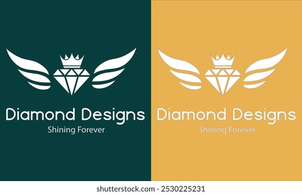  Luxury Diamond logo and design