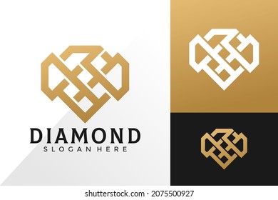 Luxury Diamond Logo Design Vector Template