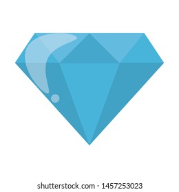 Luxury diamond symbol isolated vector illustration