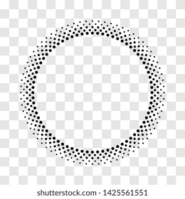 Luxury dots pattern, black color border, vector illustration design
