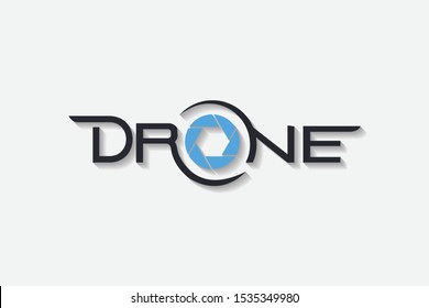Luxury Drone quadcopter Logo concepts 