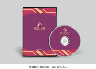 Luxury DVD cover template design