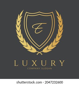 Design des Luxus E-Brief-Logos