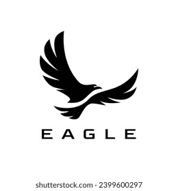 Luxury Eagle Logo Design Template: Vector Illustration.