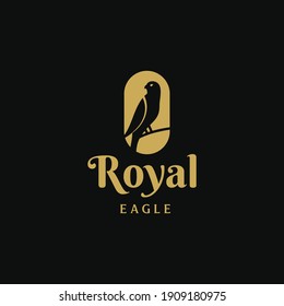 Luxury Eagle Logo Design Vector