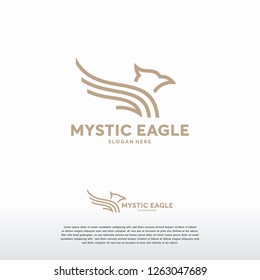 Luxury Eagle logo designs vector, Falcon Phoenix Hawk bird Logo Symbol icon template