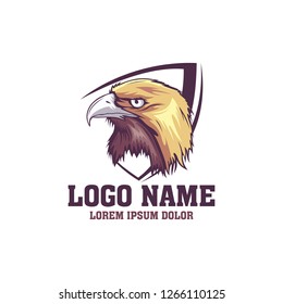 luxury eagle logo tamplate