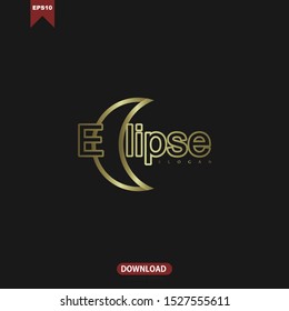 Luxury Eclipse logotype vector design