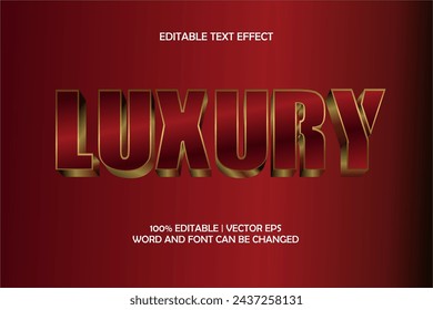 LUXURY EDITABLE TEXT EFFECT VECTOR EPS FILE