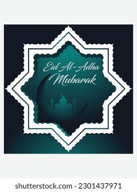  Luxury Eid al adha mubarak islamic festival social media post template  design 2023