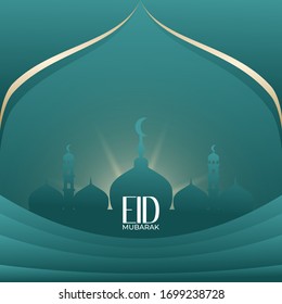 luxury eid mubarak design, eid mubarak greetingcard vector