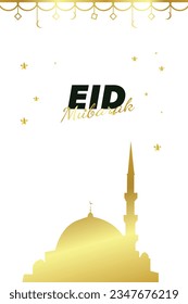 Luxus Eid Mubarak Template Design