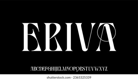 luxury and elegant alphabet font vector set