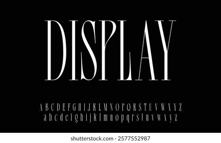 luxury elegant alphabet letters and numbers. Elegant wedding typography classic serif font decorative vintage retro. Creative vector illustration