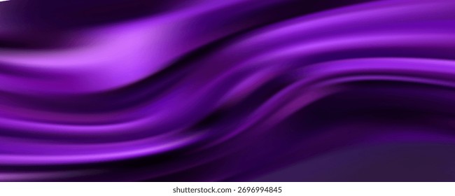 Luxury elegant background with silk drapery. 3d illustration, 3d rendering.