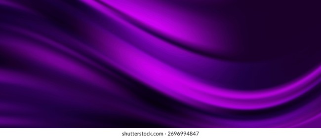 Luxury elegant background with silk drapery. 3d illustration, 3d rendering.