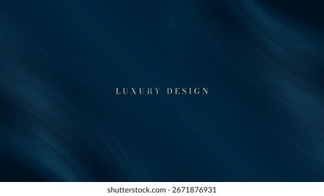 Luxury Elegant Blue Diagonal Line Background. Premium Digital Banner Certificate Template. Luxury Diagonal Pattern Vector Illustration.