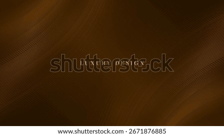 Luxury Elegant Brown Diagonal Line Background. Premium Digital Banner Certificate Template. Luxury Diagonal Pattern Vector Illustration.
