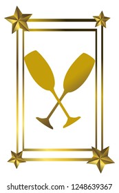 luxury and elegant cartoon