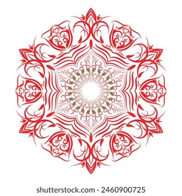 Diseño de patrones de mandala de lujo, elegante y creativo	