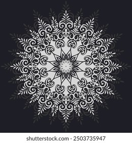 Luxury, Elegant and creative mandala pattern design	
