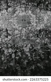 Lujoso y elegante ilustración vectorial de fondo oscuro con textura de grunge vintage y pintura de color de carbón gris oscuro, pared de piedra en blanco y negro, banner de negocios