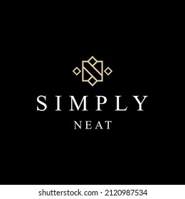 luxury elegant decoration logo design