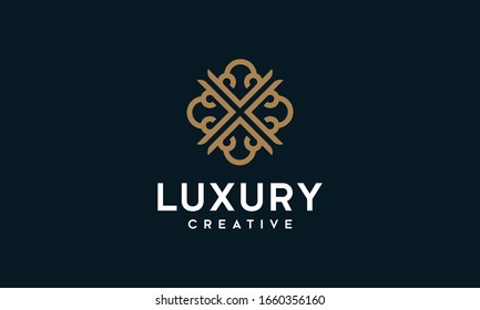 Abstract Elegant Ornamental Logo Icon Vector Stock Vector (Royalty Free ...