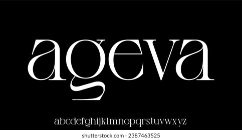 luxury and elegant font glamour style