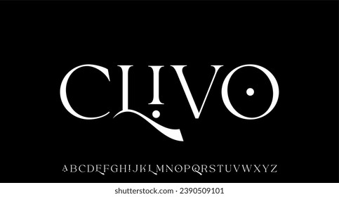 luxury and elegant font glamour style
