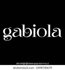 luxury and elegant font glamour style