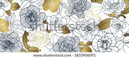 Similar – Image, Stock Photo Romantic background with roses