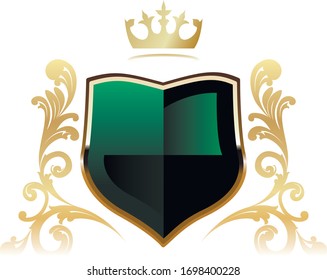 Luxury elegant heraldic coat of arms