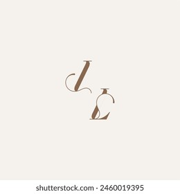 Luxury and Elegant initial monogram logo letter wedding concept design ideas IL