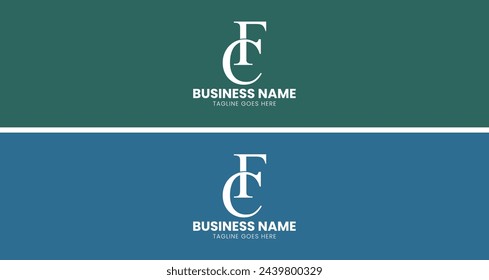 Diseño de logotipo de lujo y elegante de la letra FC. Conveniente para las marcas de moda de lujo y las empresas incipientes