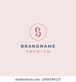 luxury elegant letter s and letter c monogram  typo logo vector for decoration wedding business brand