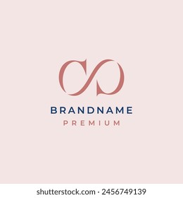 luxury elegant letter s and letter c monogram  typo logo vector for decoration wedding business brand
