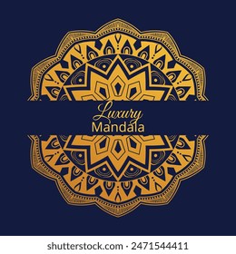Luxury and elegant mandala design.