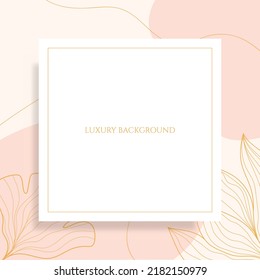 Luxury elegant minimalist Social media post template