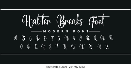 
Luxo Elegante moderno logotipo de fonte de beleza alfabeto. Tipografia bonito minimamente elegante fontes sans moda casamento vintage retro logos. ilustração vetor