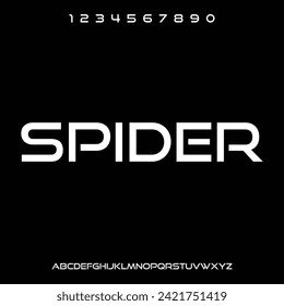 luxury and elegant modern font vector