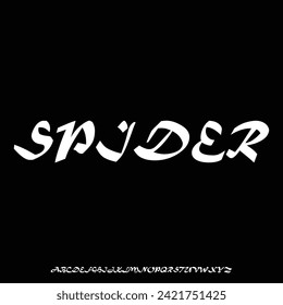luxury and elegant modern font vector