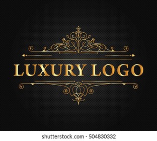 Luxury, Elegant, Royal and Emblem Logo Vector Design
