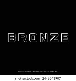 LUXURY ELEGANT UNIQUE FONT ALPHABET VECTOR	
