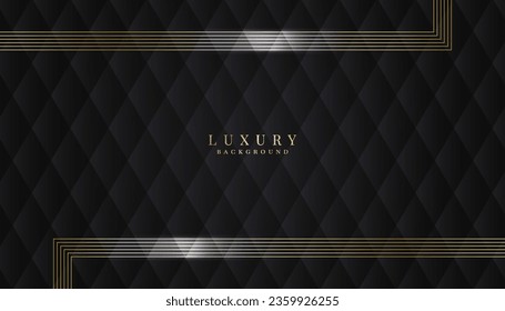 Ilustración de fondo vectorial de lujo y elegante, banner de alta gama para oro y plata y joyería