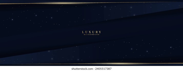 Ilustración de fondo vectorial elegante y de lujo, banner de alta gama para oro y plata
