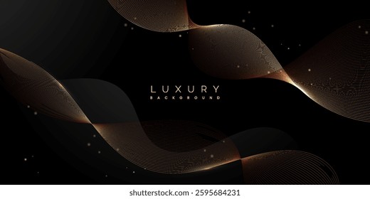 Luxury and elegant vector background illustration, with diagonal line pattern. Vector horizontal format for digital luxury business banner, contemporary cover, luxury premium.
