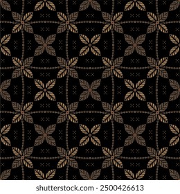 Luxury and elegant vector ethnic batik pattern template